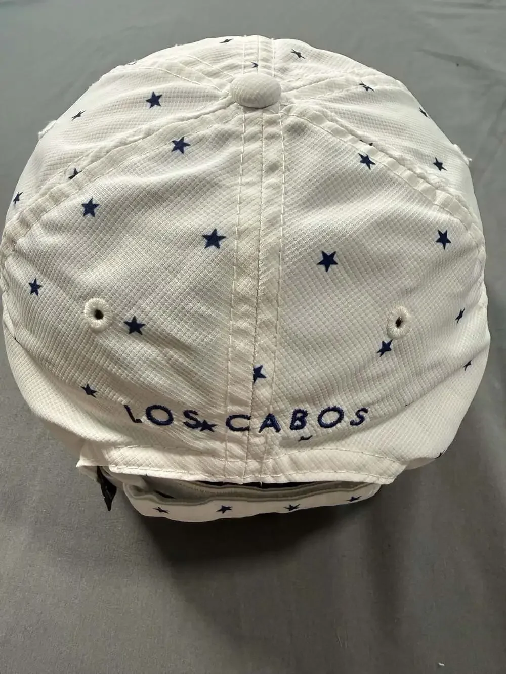 Quivira Golf Club Imperial Hat White Blue Stars Strapback Los Cabos